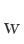 w