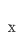 X