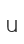 u