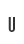 U