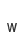 w