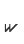w