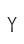 Y
