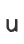u