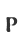 P