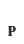 p