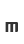 m