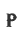 P