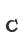 c