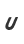 u