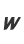 w