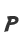 P