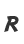 R