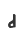d