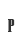p