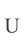 U