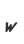 w