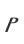 P