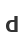d