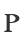 P