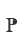 P