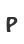 P