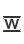 w