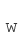 w