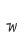 w