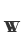 w
