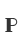 P