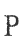 p