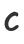 c
