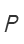 P