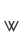 w