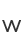 w