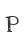 P