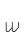w