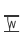 W