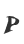 p