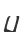 U