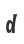 d