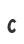 c