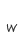 w