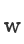 w