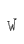 w