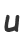 u