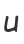 u