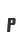 P