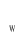 w